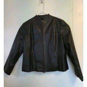 Old Navy Black Leather Jacket